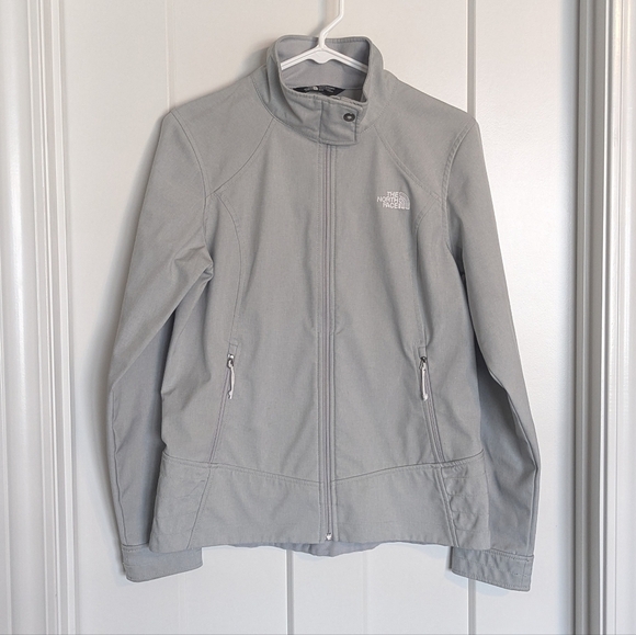 North Face Calentito Windwall Grey Jacket sz M - Picture 1 of 7